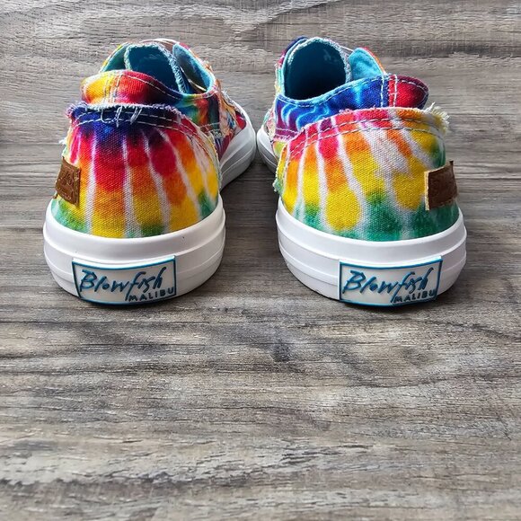Blowfish Malibu's Marlo Tie Dye Multi Slip On Canvas Sneaker Shoe - Picture 6 of 9